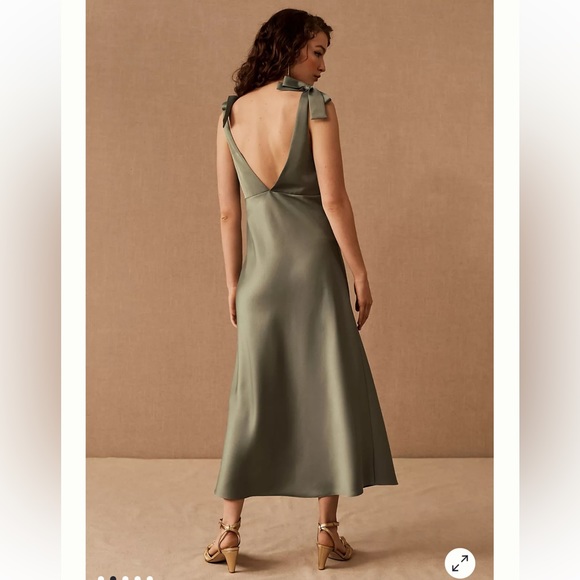 BHLDN Hudson Satin Dress (Bridesmaid) - Picture 3 of 7